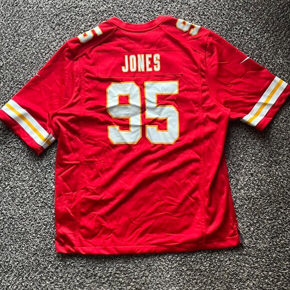 Kansas City Chiefs Chris Jones Red Jersey Men’s XXL Stitched - Picture 2 of 7